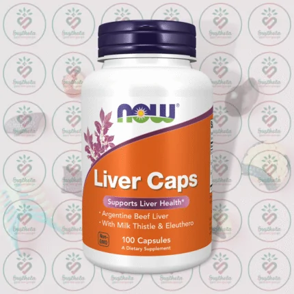 NOW Liver Caps - Argentine Beef Liver with Milk Thistle & Eleuthero - 100 Capsules in Bangladesh Image 01