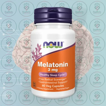 NOW Melatonin - 3 mg - 60 Veg Capsules in Bangladesh Image 01
