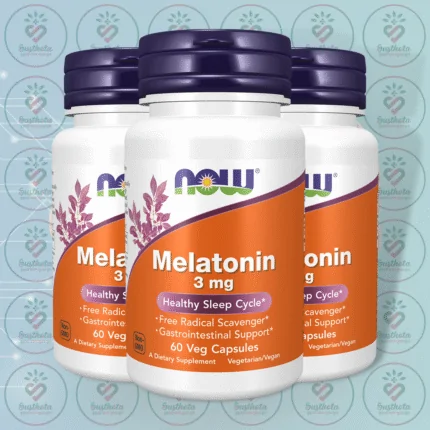 NOW Melatonin - 3 mg - 60 Veg Capsules in Bangladesh Image 02