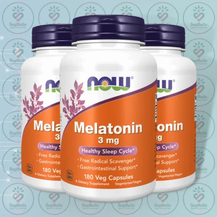 NOW Melatonin – 3 mg – 180 Veg Capsules in Bangladesh Image 02