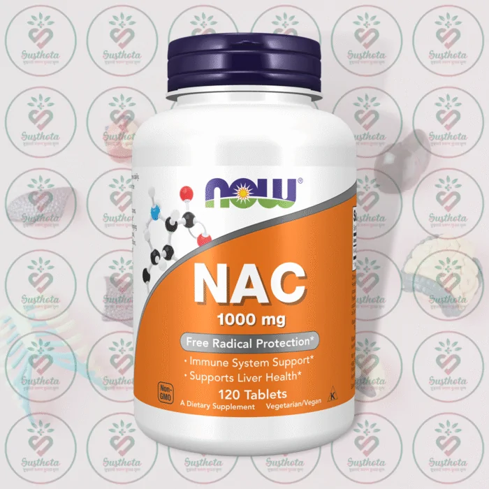 Now Nac - 1000 Mg - 120 Tablets In Bangladesh Image 01