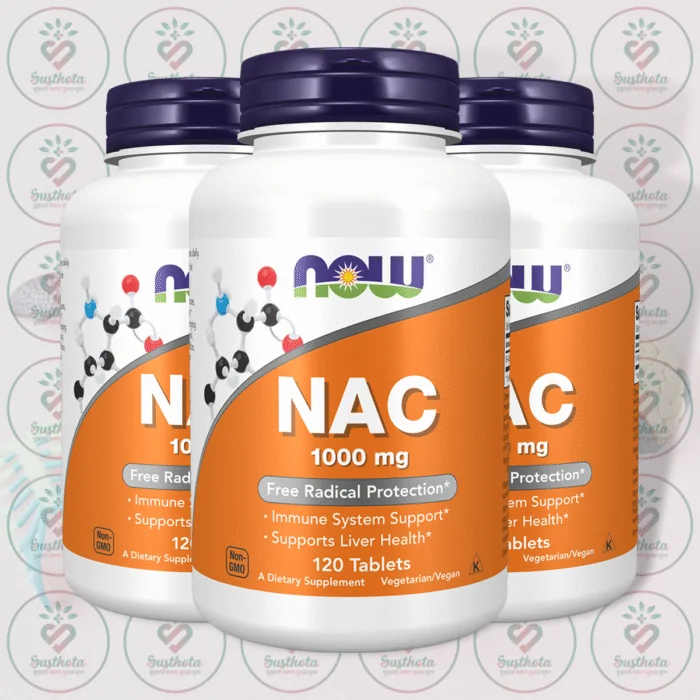 Now Nac - 1000 Mg - 120 Tablets In Bangladesh Image 02