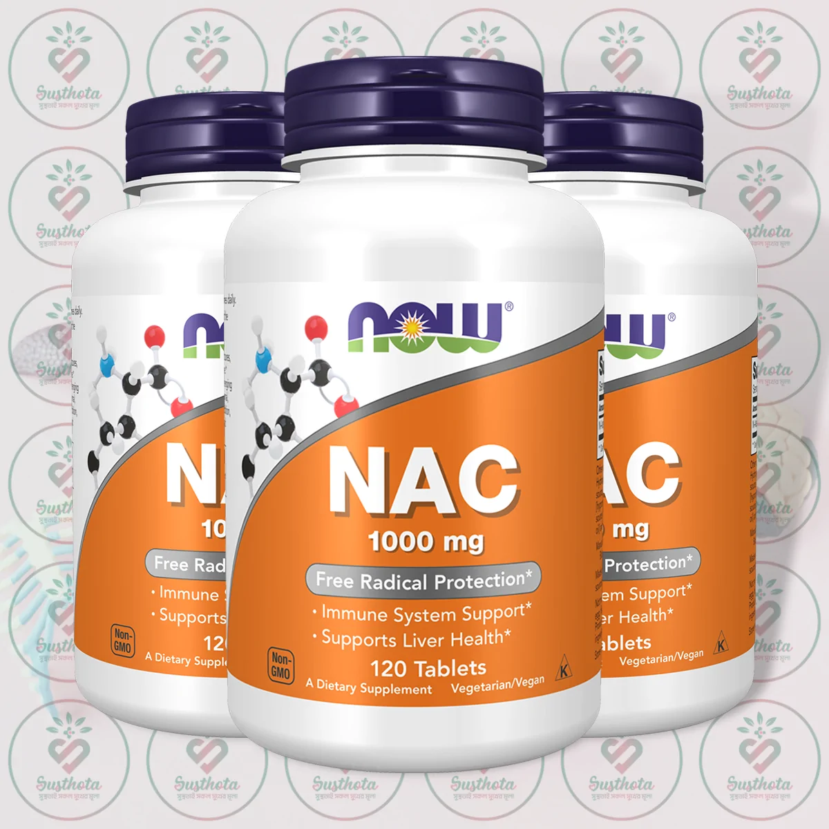 Now Nac - 1000 Mg - 120 Tablets In Bangladesh Image 02 Now Nac - 1000 Mg - 120 Tablets In Bangladesh Image 02