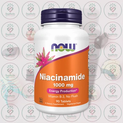 NOW Niacinamide – 1000 mg – 90 Tablets in Bangladesh Image 01