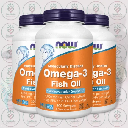 NOW Omega-3 Fish Oil - 1000 mg - 200 Softgels in Bangladesh Image 02