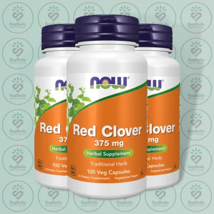 NOW Red Clover – 375 mg – 100 Veg Capsules in Bangladesh Image 02