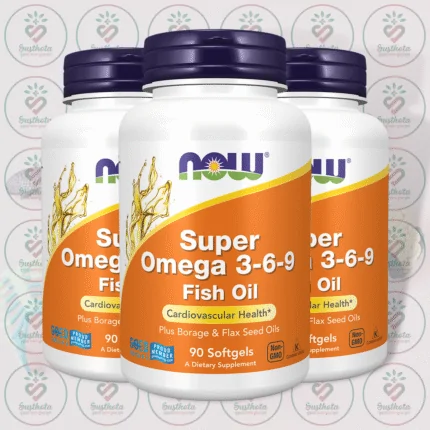 NOW Super Omega 3-6-9 Fish Oil – 1200 mg – 90 Softgels in Bangladesh Image 02