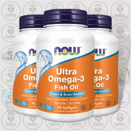 NOW Ultra Omega-3 Fish Oil – 500 EPA - 250 DHA – 90 Softgels in Bangladesh Image 02