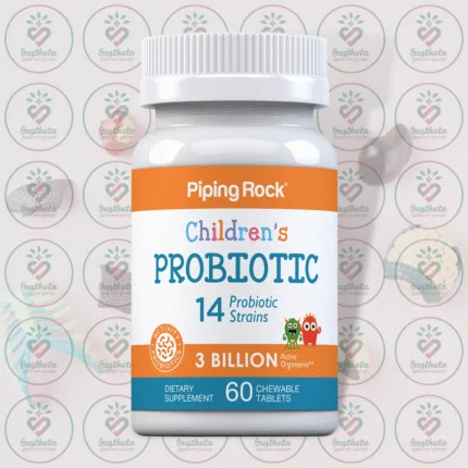 Piping Rock Children's Probiotic - 3 Billion Active Organisms - 60 Chewable Tablets in Bangladesh Image 01