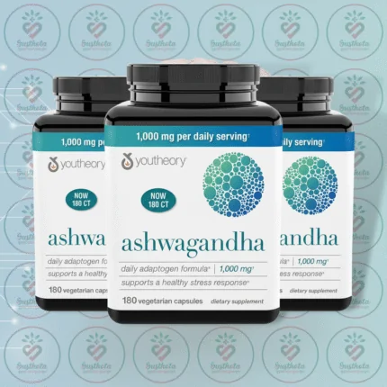 Youtheory Ashwagandha - 1000 mg - 180 Vegetarian Capsules in Bangladesh Image 02