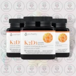 Youtheory K2 D3 Essential Daily Vitamins - 125 mcg D3 & 100 mcg K2 - 60 Vegetarian Capsules in Bangladesh Image 02
