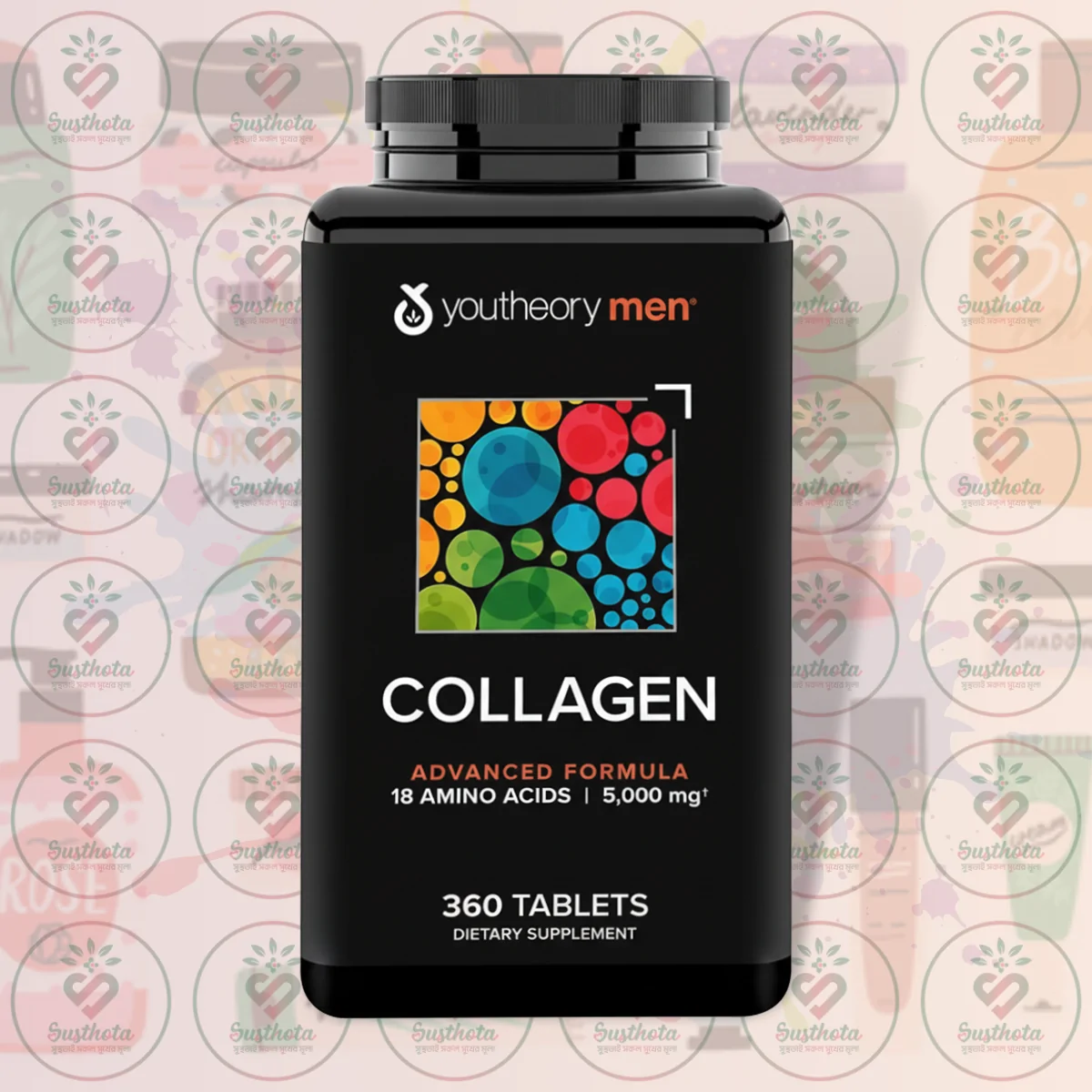 Youtheory Men's Collagen Advanced Formula - 5000 Mg - 360 Tablets In Bangladesh Image 01 Youtheory Men's Collagen Advanced Formula - 5000 Mg - 360 Tablets In Bangladesh Image 01