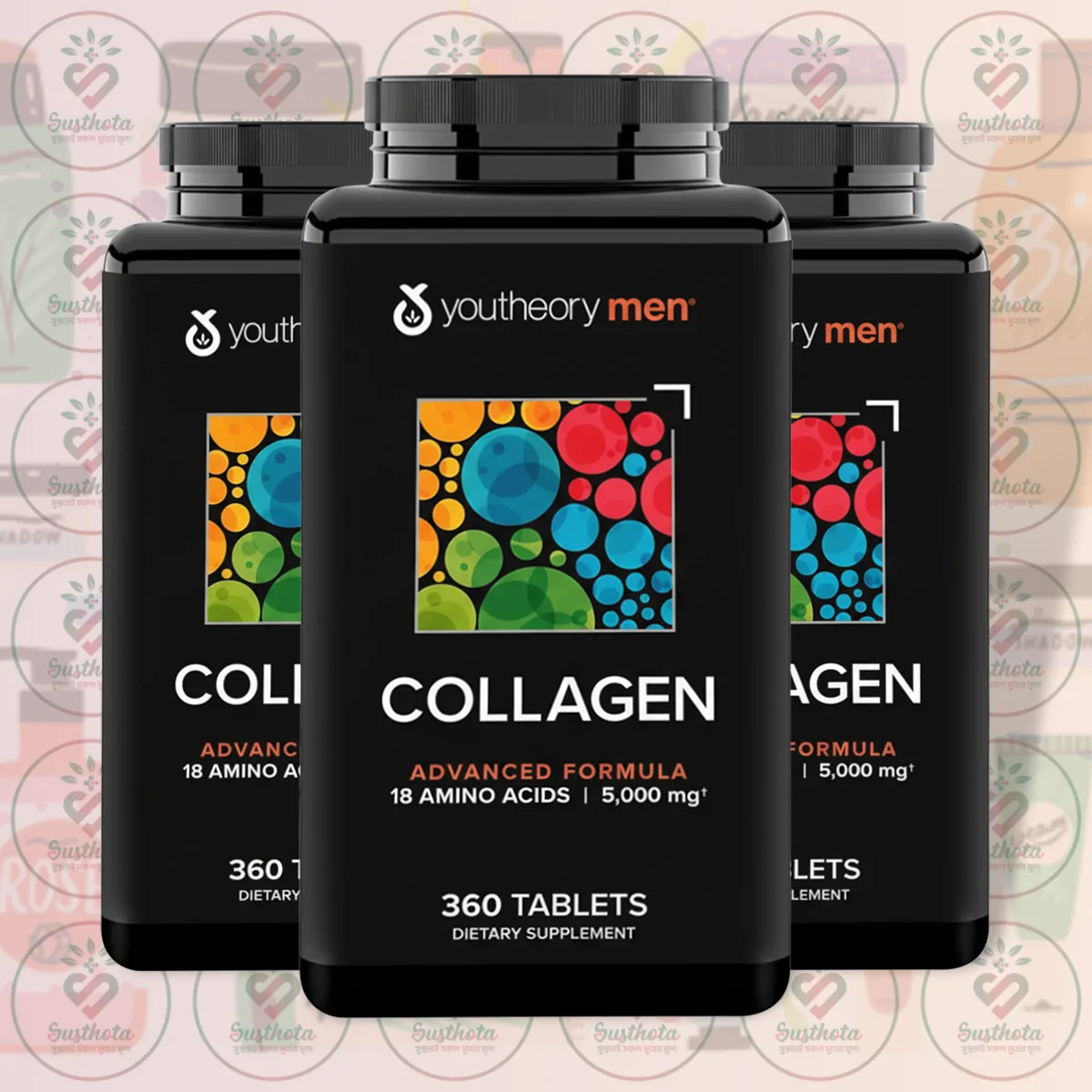 Youtheory Men's Collagen Advanced Formula - 5000 Mg - 360 Tablets In Bangladesh Image 02 Youtheory Men's Collagen Advanced Formula - 5000 Mg - 360 Tablets In Bangladesh Image 02