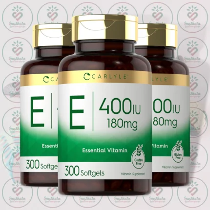 Carlyle Vitamin E – 400 IU (180 mg) – 300 Softgels in Bangladesh Image 02