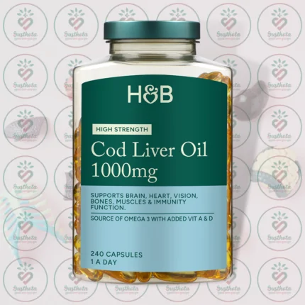 Holland & Barrett Cod Liver Oil - 1000 mg - 240 Capsules in Bangladesh Image 01