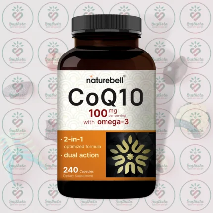 NatureBell CoQ10 with Omega-3 – 100 mg – 240 Capsules in Bangladesh Image 01