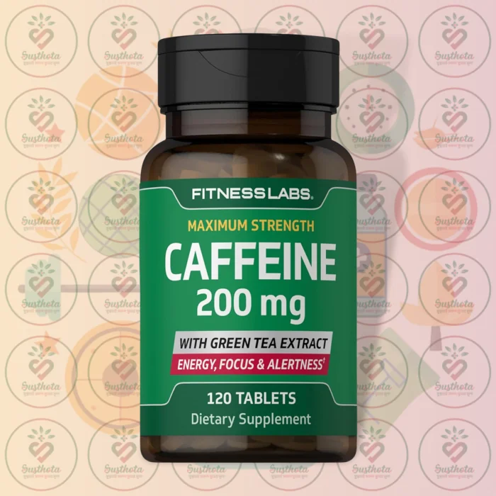 Fitness Labs Maximum Strength Caffeine - 200 Mg - 120 Tablets In Bangladesh