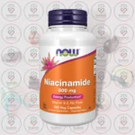 NOW Niacinamide – 500 mg – 100 Veg Capsules in Bangladesh Image 01