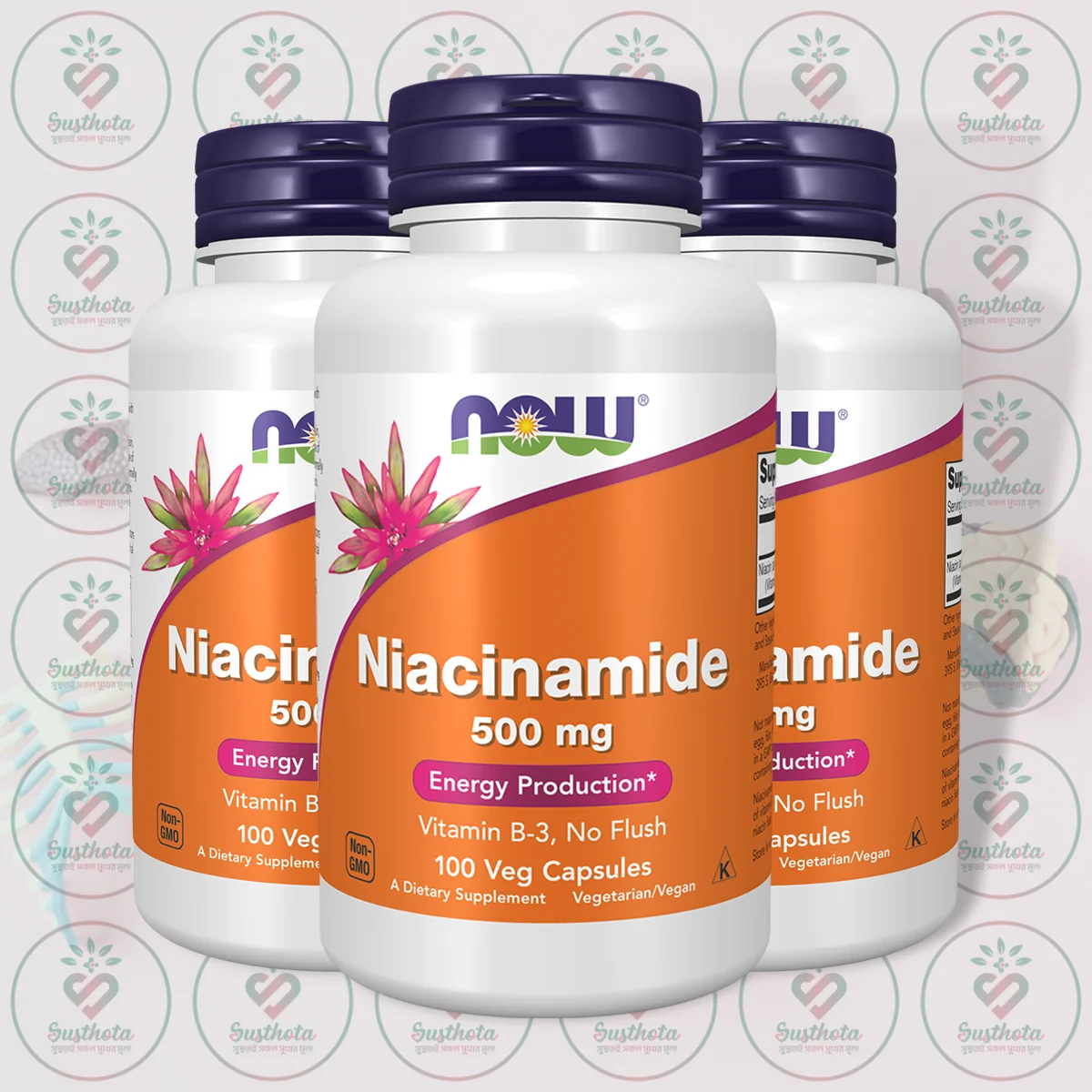 Now Niacinamide – 500 Mg – 100 Veg Capsules In Bangladesh Image 02 Now Niacinamide – 500 Mg – 100 Veg Capsules In Bangladesh Image 02