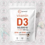 Micro Ingredients Vitamin D3 + K2 – 50,000 IU + 200 mcg – 240 Softgels in Bangladesh Image 01